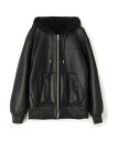 GALERIE VIE セミカーリームートン トゥモローランド ジャケット・アウター ムートンコート ネイビー【送料無料】