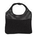 【SALE/30%OFF】cache cache カシュカシュ cachecache / メタリック糸ホーボーバッグ アンビリオン バッグ トートバッグ ブラック シルバー ゴールド