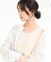 MK MICHEL KLEIN ラメタンクトップ/UVカット/接触冷感/洗える エムケーミッシェルクラン トップス ノースリーブ・タンクトップ ブラック ゴール...
