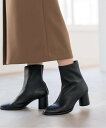 Spick & Span 《予約》Spick & Span ショートブーツ スピックアンドスパン シューズ・靴 ブーツ ブラック ブラウン【送料無料】