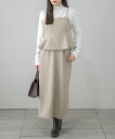 【SALE/37%OFF】La-gemme ペプラムキャミ&タイトスカート ラジュール トップス アンサンブル ブラウン ブラック ベージュ【送料無料】