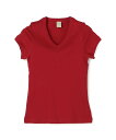 TOMORROWLAND FLORE FLORE JILL BABY TEE トゥモローランド トップス カットソー・Tシャツ レッド【送料無料】(4)