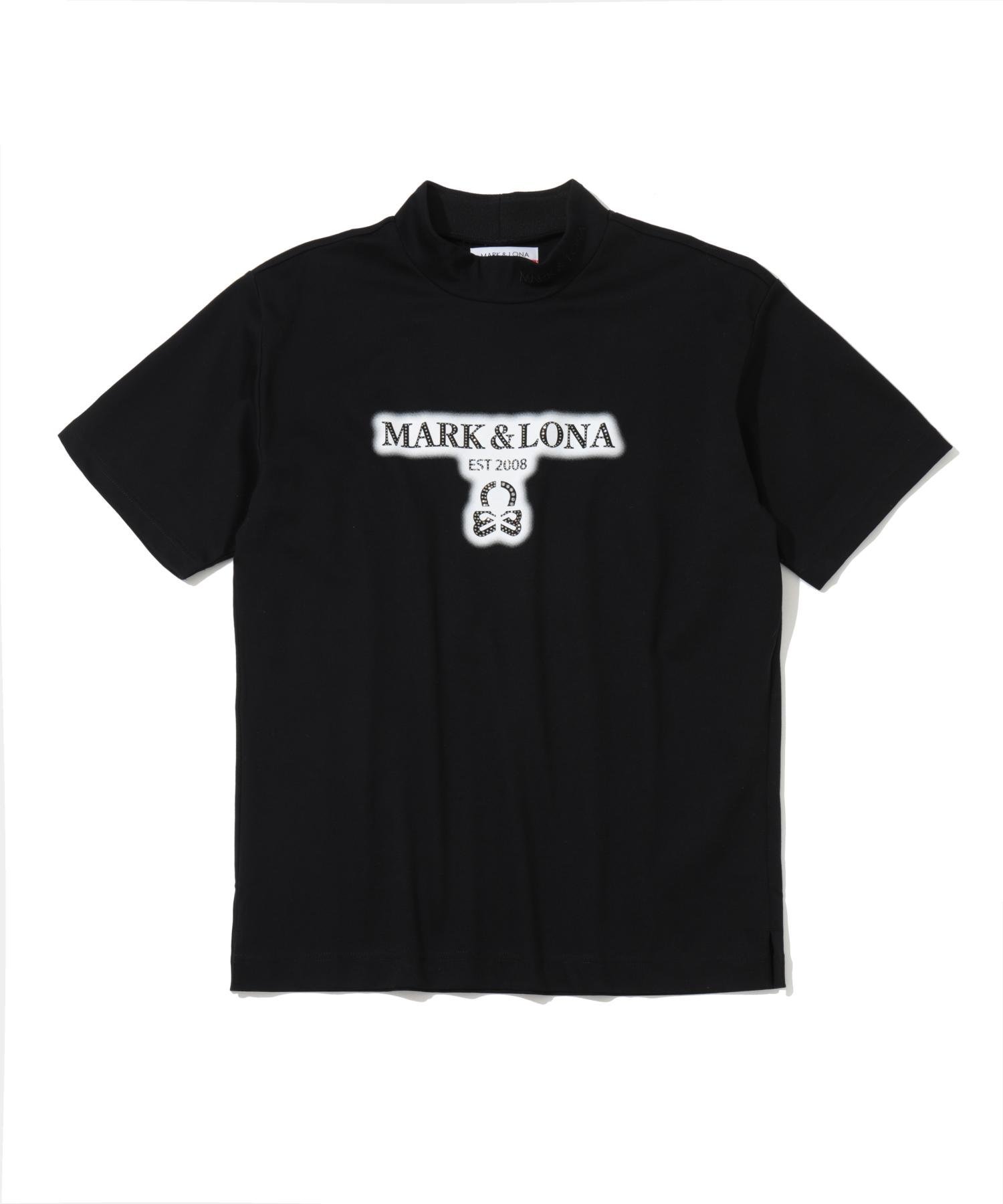 MARK & LONA Blur Sign Spectrum Performance Mock ｜ MEN マークアンドロナ トップス カットソー・Tシャツ ブラック【送料無料】