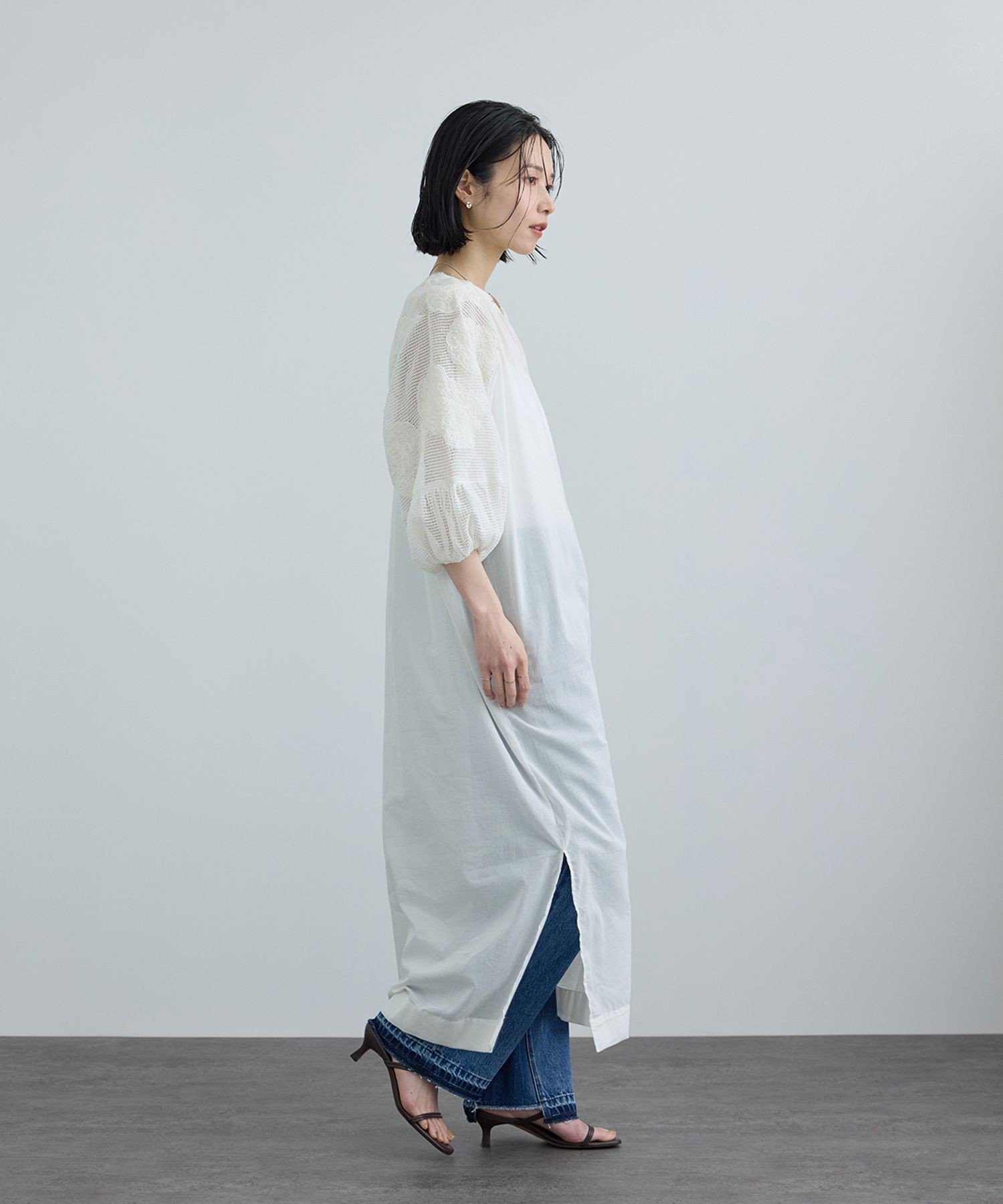 SALON adam et rope'（サロン アダム エ ロペ） ワンピース SALON adam et rope ワンピース M オレンジ