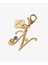 & chouette イニシャルファスナートップ N アンドシュエット ファッション雑貨 チャーム・キーチェーン ゴールド
