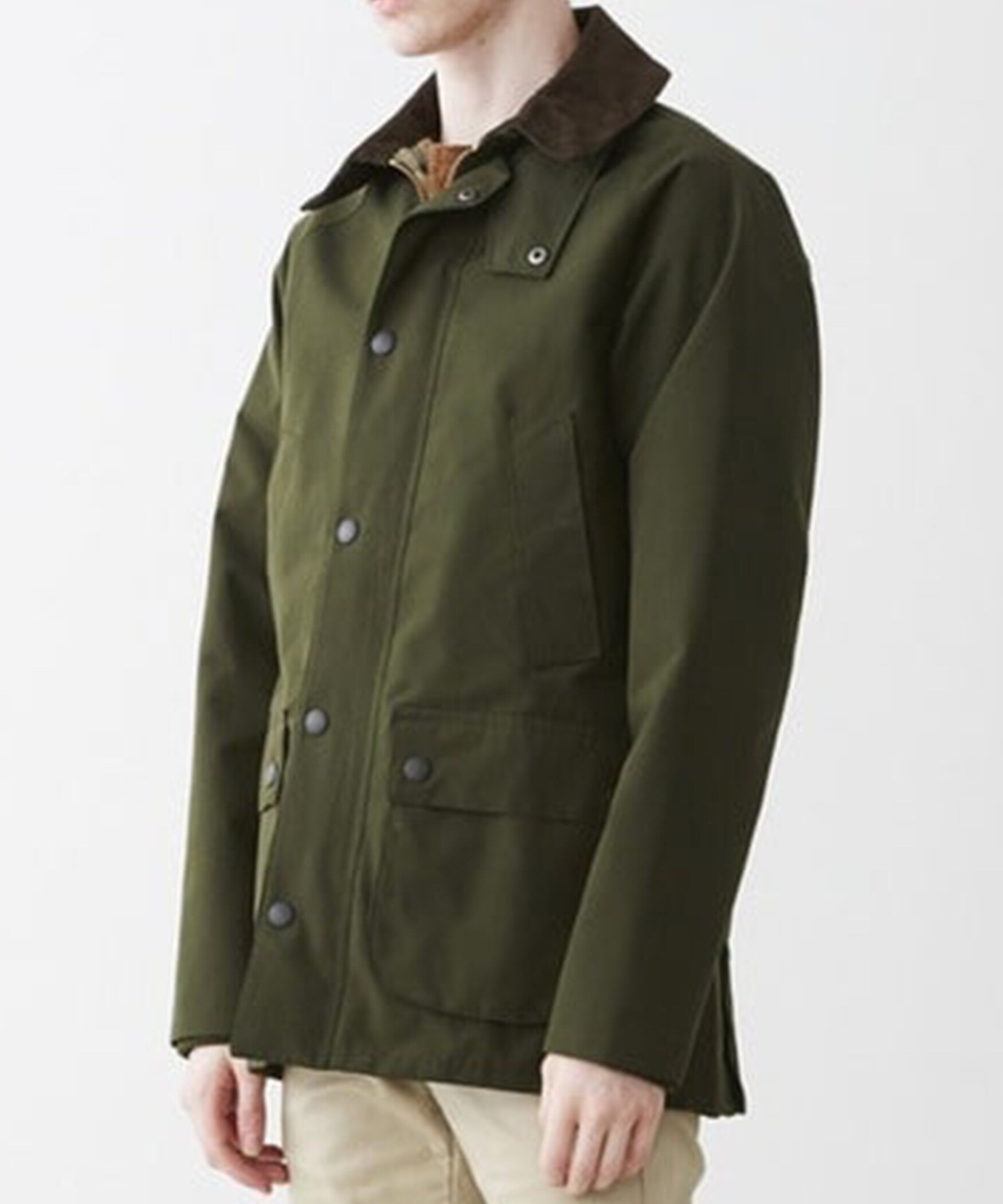 IMPORT ORIGINAL BARBOUR/バブアー/BEDALE SL 2LAYER COAT/ビデイル SL 2レイヤーコート/MCA0507 ビーバー ジャケット・アウター その他のジャケット・アウター グリーン【送料無料】