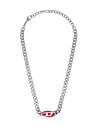 DIESEL steel NECKLACE DX1446040 ウォッチステーションインターナショナル アクセサリー 腕時計 ネックレス シルバー【送料無料】