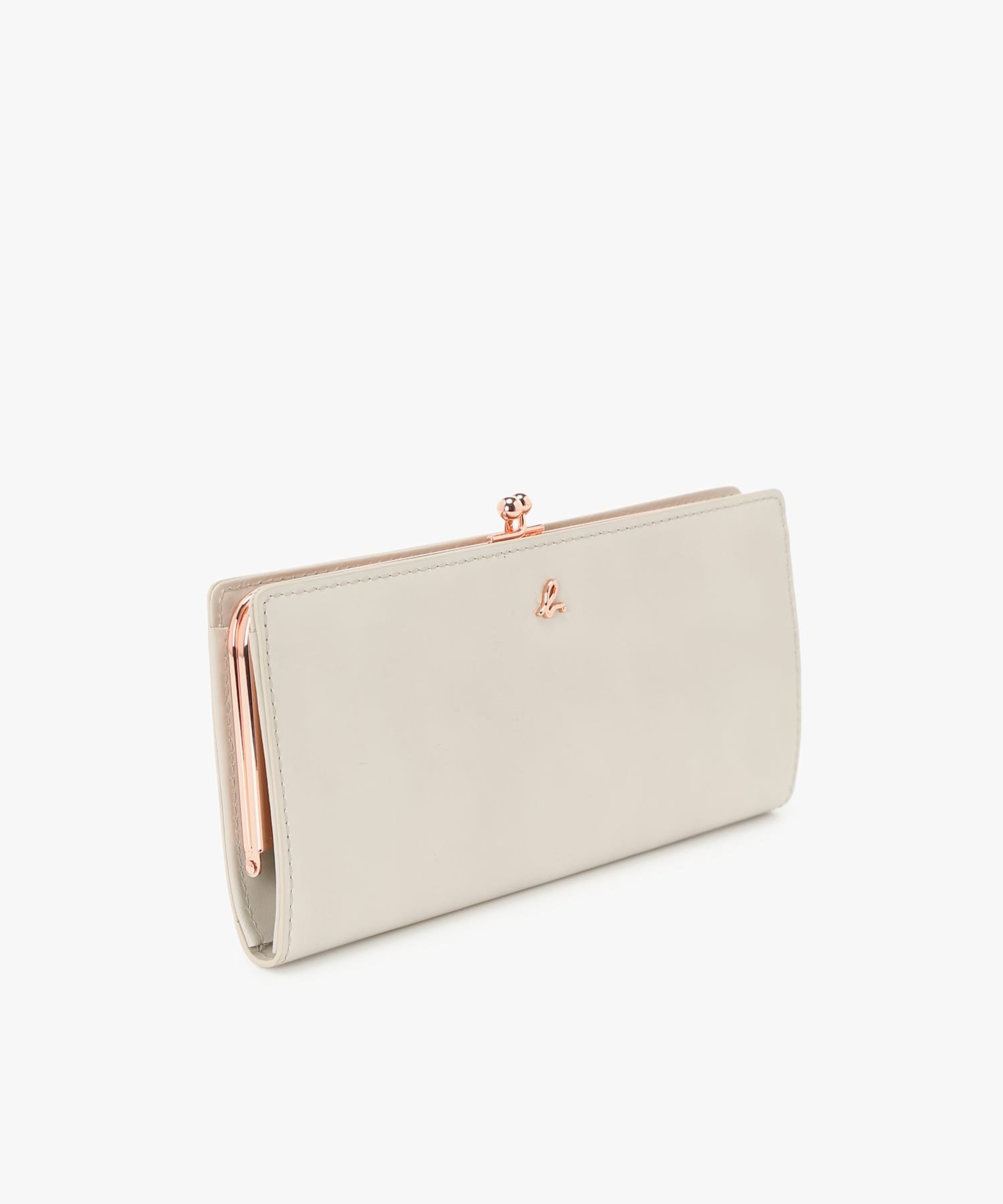 agnes b. VOYAGE ガラスレザー ロングウォレット "Gloria" XAW05-02 アニエスベー 財布・ポーチ・ケース 財布 ベージュ【送料無料】