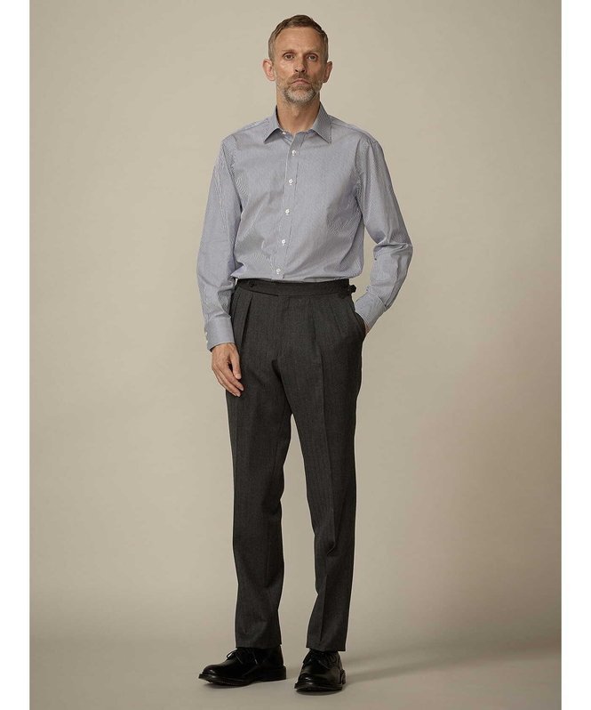 【SALE／30%OFF】Aquascutum MEN 【UK Traditional】London Stripe Shirt アクアスキュータム トップス シャツ・ブラウス ブルー【送料無料】