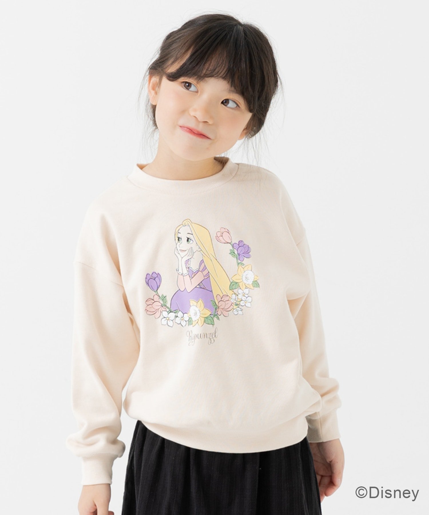 Disney ＜塔の上のラプンツェル＞裏毛トレーナー チルツー トップス スウェット・トレーナー ホワイト パープルのサムネイル