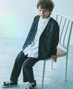 devirock フォーマル チェック柄 ノーカラージャケット セットアップ(ロングパンツ) 25SS デビロック スーツ・フォーマル セットアップスーツ【送料無料】