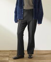 ADVANCE LABEL 【極厚・裏起毛】綿混フレアパンツ ギャルリ イチハチキュウロク バイ グンゼ パンツ スラックス・ドレスパンツ ホワイト グレー ブ...