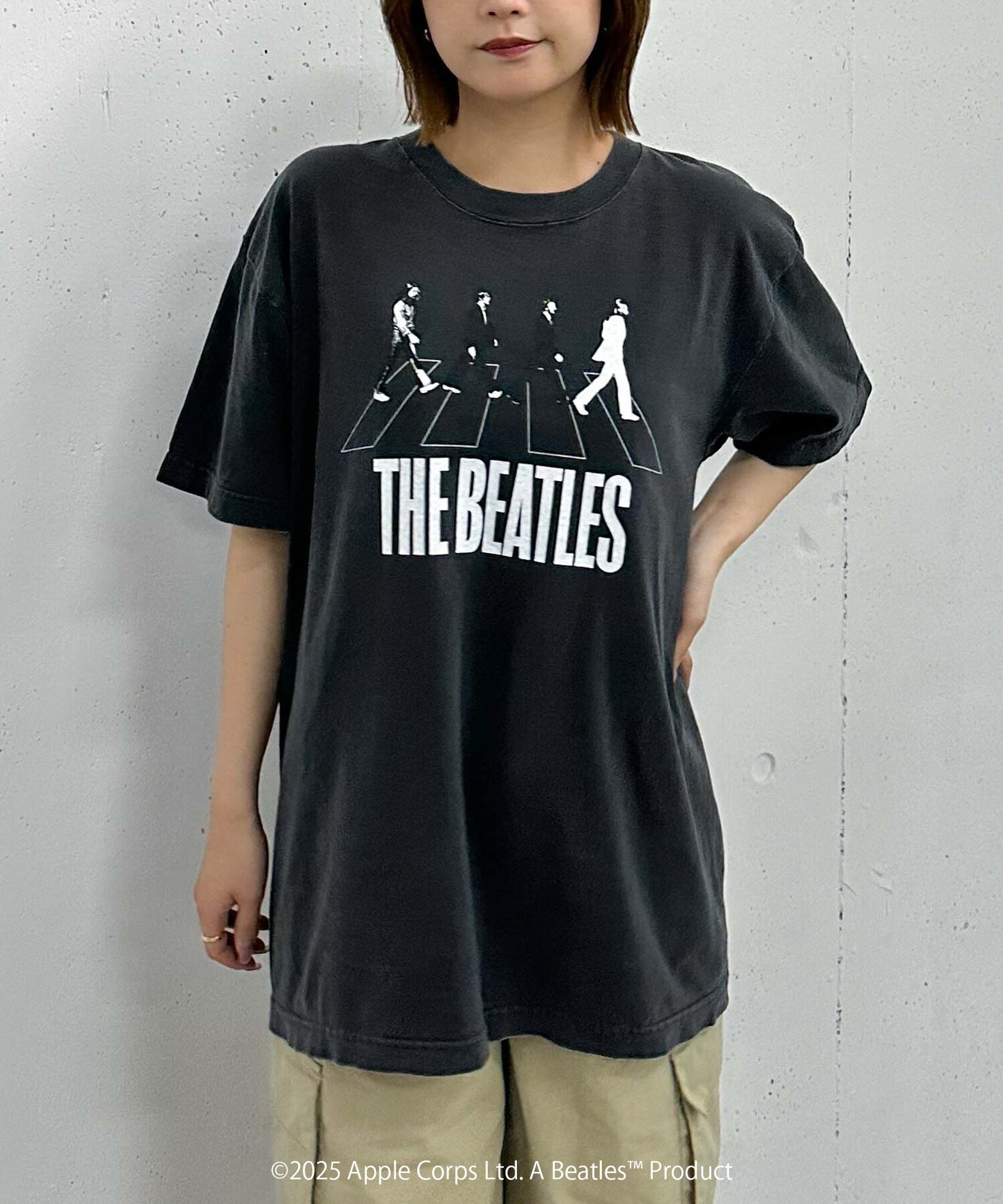 archives THE BEATLES Tshirt アルシーヴ トップス カットソー・Tシャツ ブラック【送料無料】
