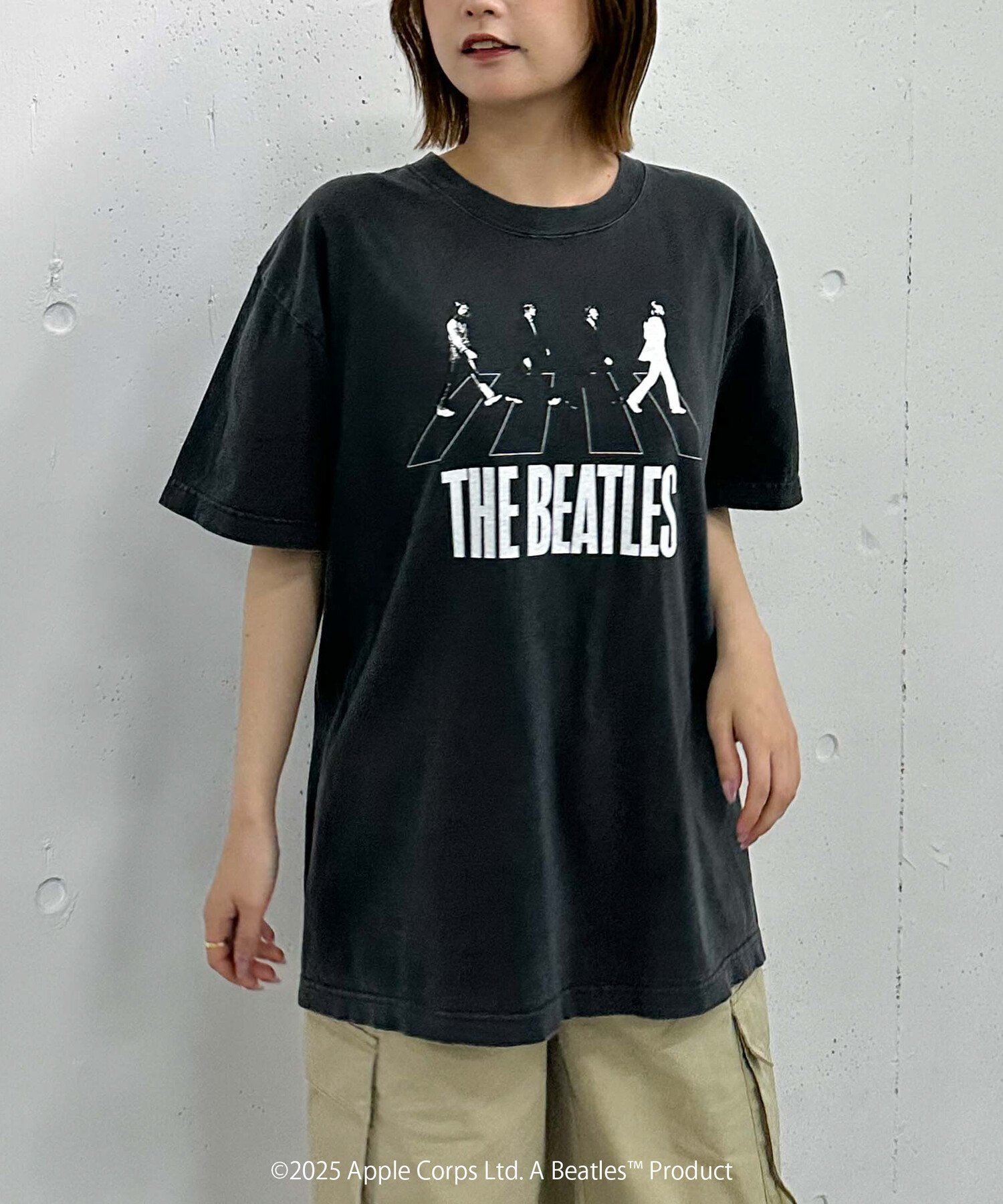 THE BEATLES Tshirt アルシーヴ トップス カットソー・Tシャツ ブラック