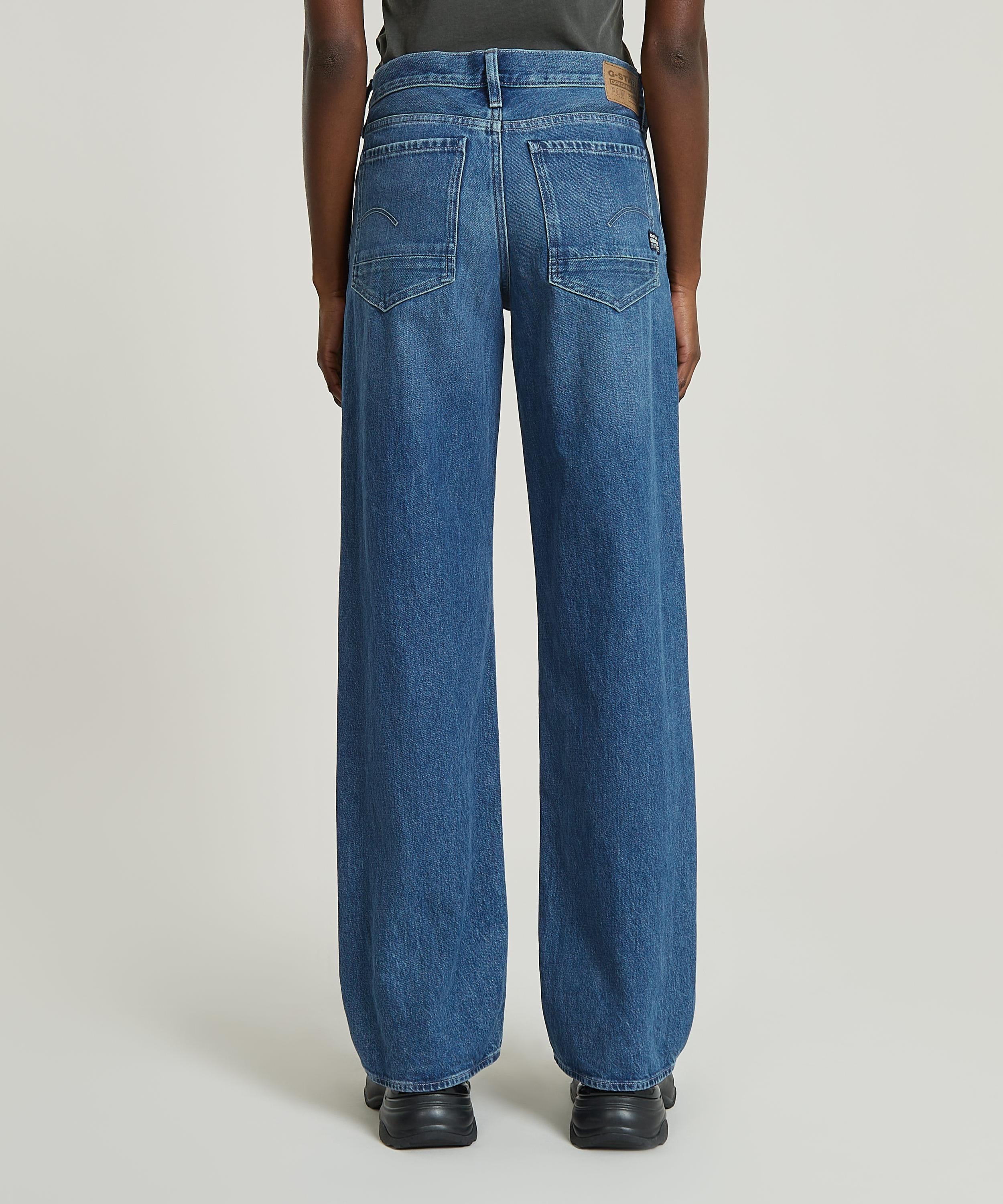 【公式ショップ】JUDEE LOOSE JEANS/ヴィンテージライクワイドストレートジーンズ ジースターロゥ パンツ ジーンズ・デニムパンツ ブルー