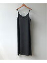 【SALE/30%OFF】Aimoon キャミワンピース レディース 光沢感 春夏 ミニミニストア ワンピース・ドレス ワンピース ブラック ベージュ ブルー【送料無料】