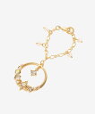 & chouette ビジュー&パール サークルチャーム アンドシュエット ファッション雑貨 チャーム・キーチェーン ホワイト ピンク ブルー パープル