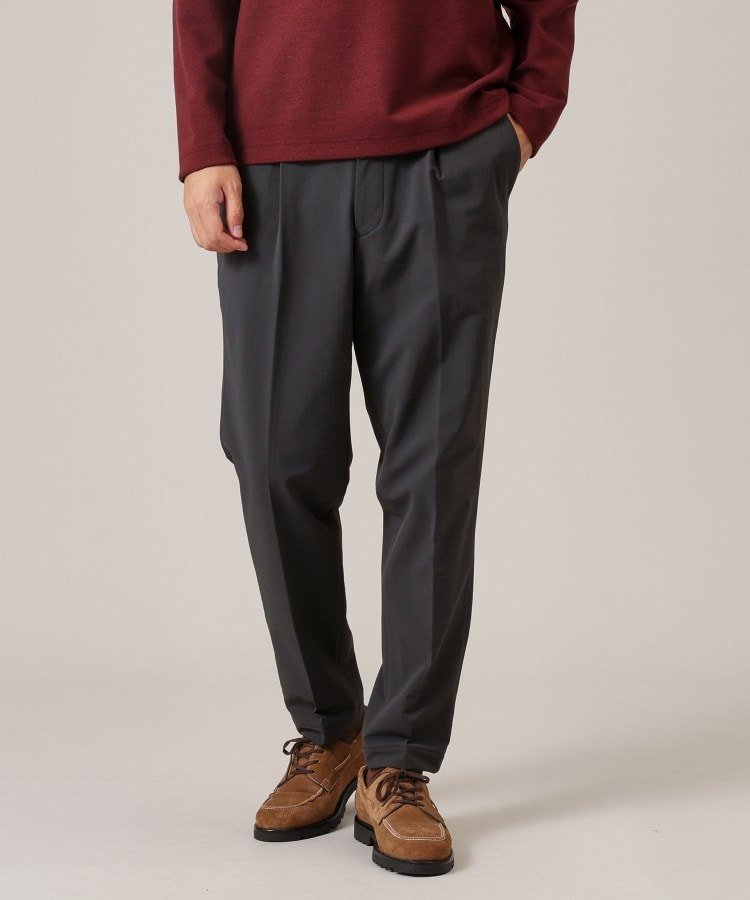 【SALE/40%OFF】TAKEO KIKUCHI 【4WAYストレッチ】ストームフリース(R) イージーパンツ タケオキクチ パンツ その他のパンツ グレー ブラック【送料無料】