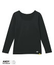 【SALE/10%OFF】une nana cool MADE WITH ねずみのANDY 綿混裏起毛あったかシャツ ウンナナクール インナー・ルームウェア そ...