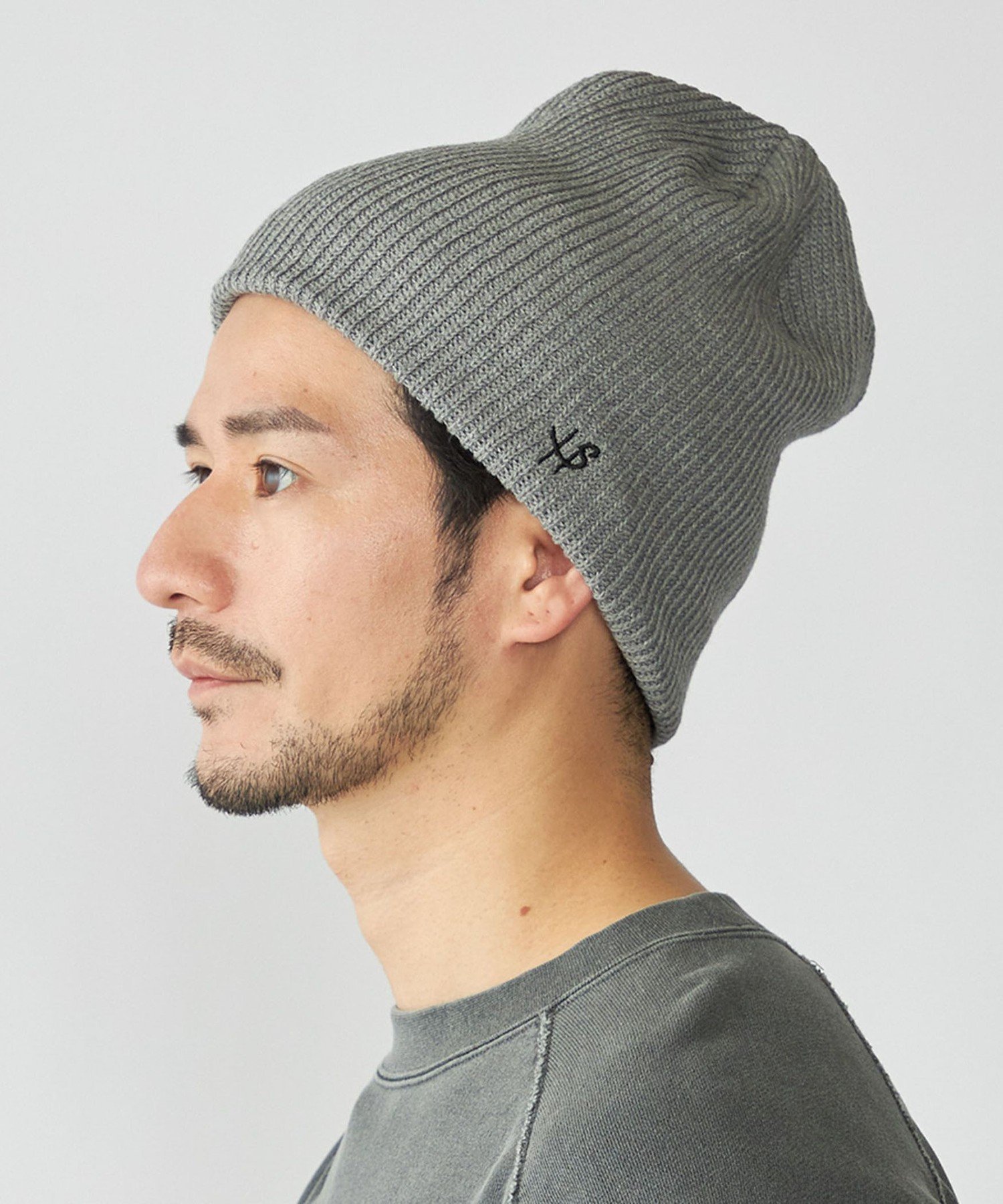 MEN 【WEB限定】SHIPS:＜抗菌/防臭＞2サイズ ワンポイント ロゴ ワッチ キャップ ビーニー シップス 帽子 ニット帽・ビーニー ブラウン グレー ブルー ブラック ネイビー