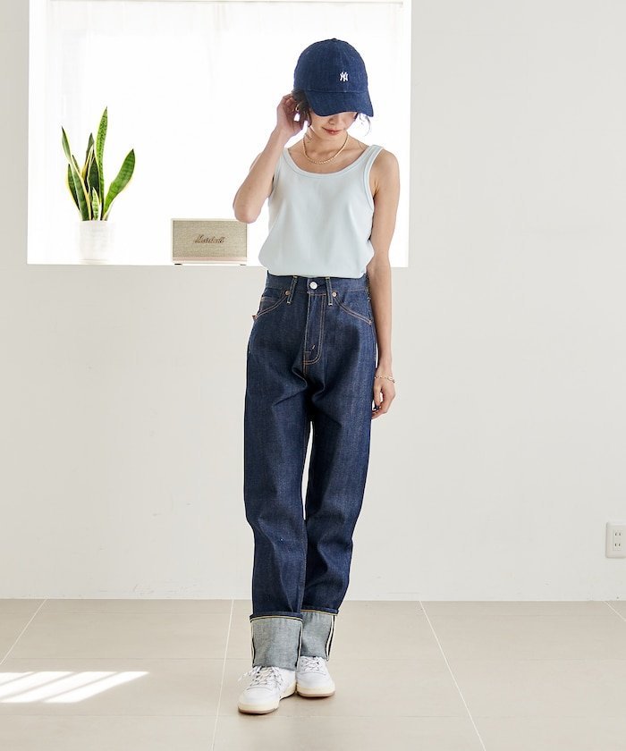 Levi's LEVI'S 1950'S 701 JEANS VINTAGE CLOTHING 1950'S 701 JEANS ORGANIC RIGID フリークスストア パンツ ジーンズ・デニムパンツ ネイビー【送料無料】
