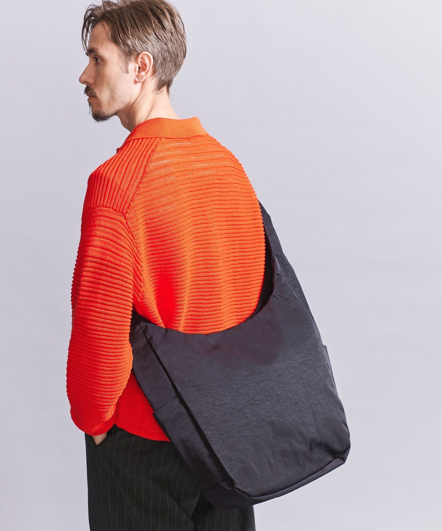 【SALE／50%OFF】BEAUTY&YOUTH UNITED ARROWS ナイロン タスキ ショルダーバッグ ユナイテッドアローズ アウトレット バッグ ショルダーバッグ ブラック【送料無料】