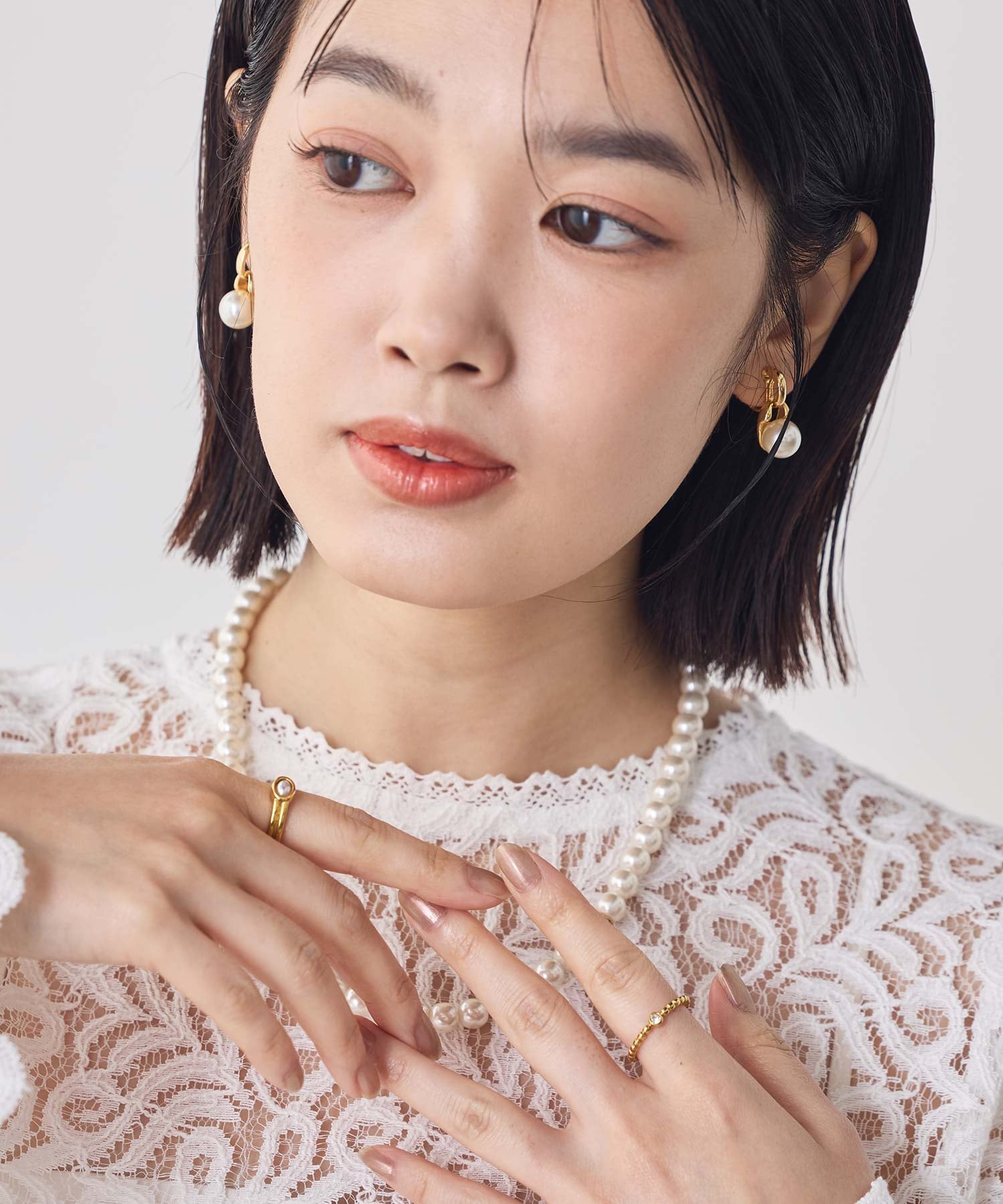 Gready Brilliant Gready Brilliant/(W)1粒ストーンリング グレディブリリアン アクセサリー・腕時計 リング・指輪 ゴールド【送料無料】