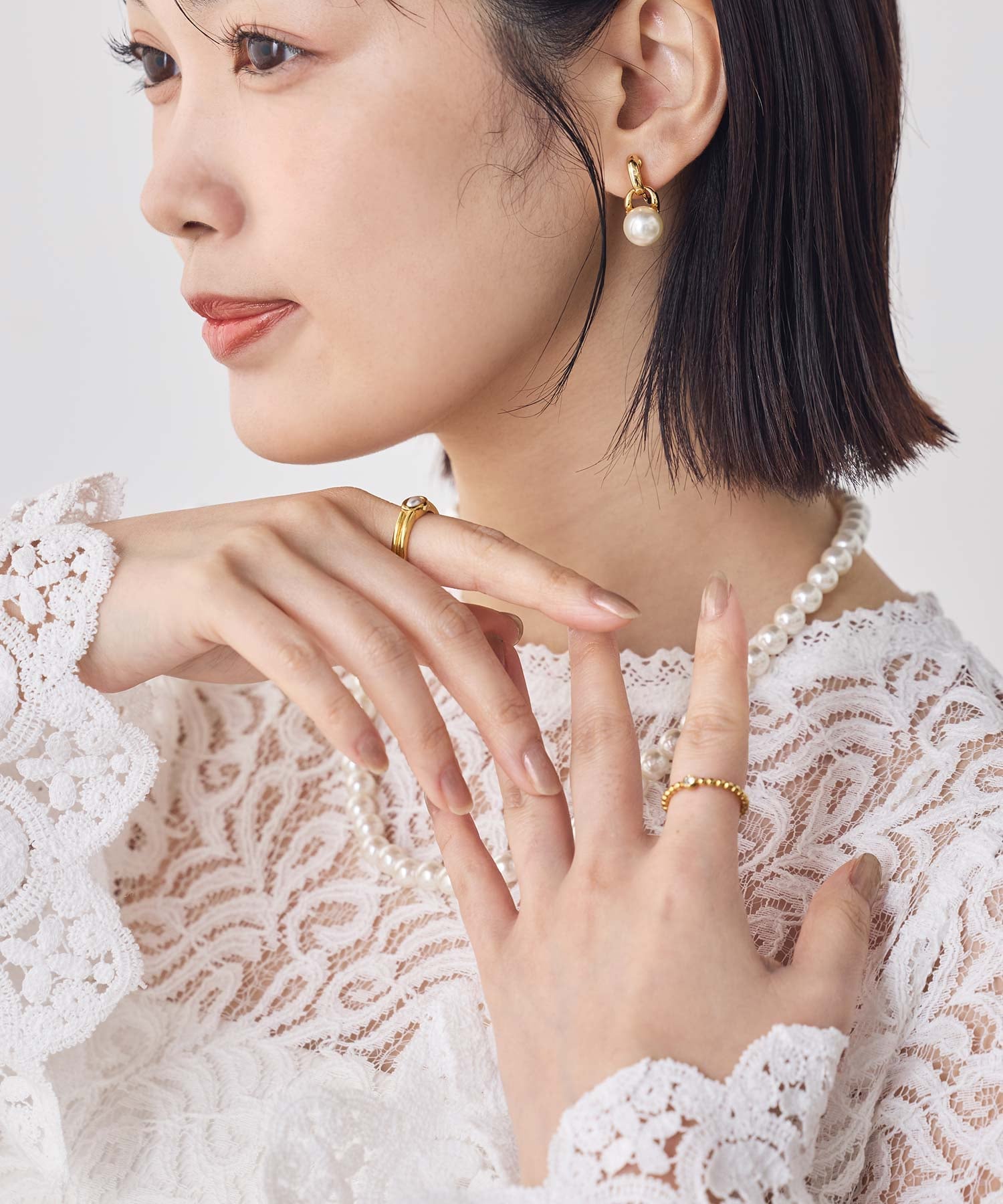 Gready Brilliant Gready Brilliant/(W)1粒ストーンリング グレディブリリアン アクセサリー・腕時計 リング・指輪 ゴールド【送料無料】