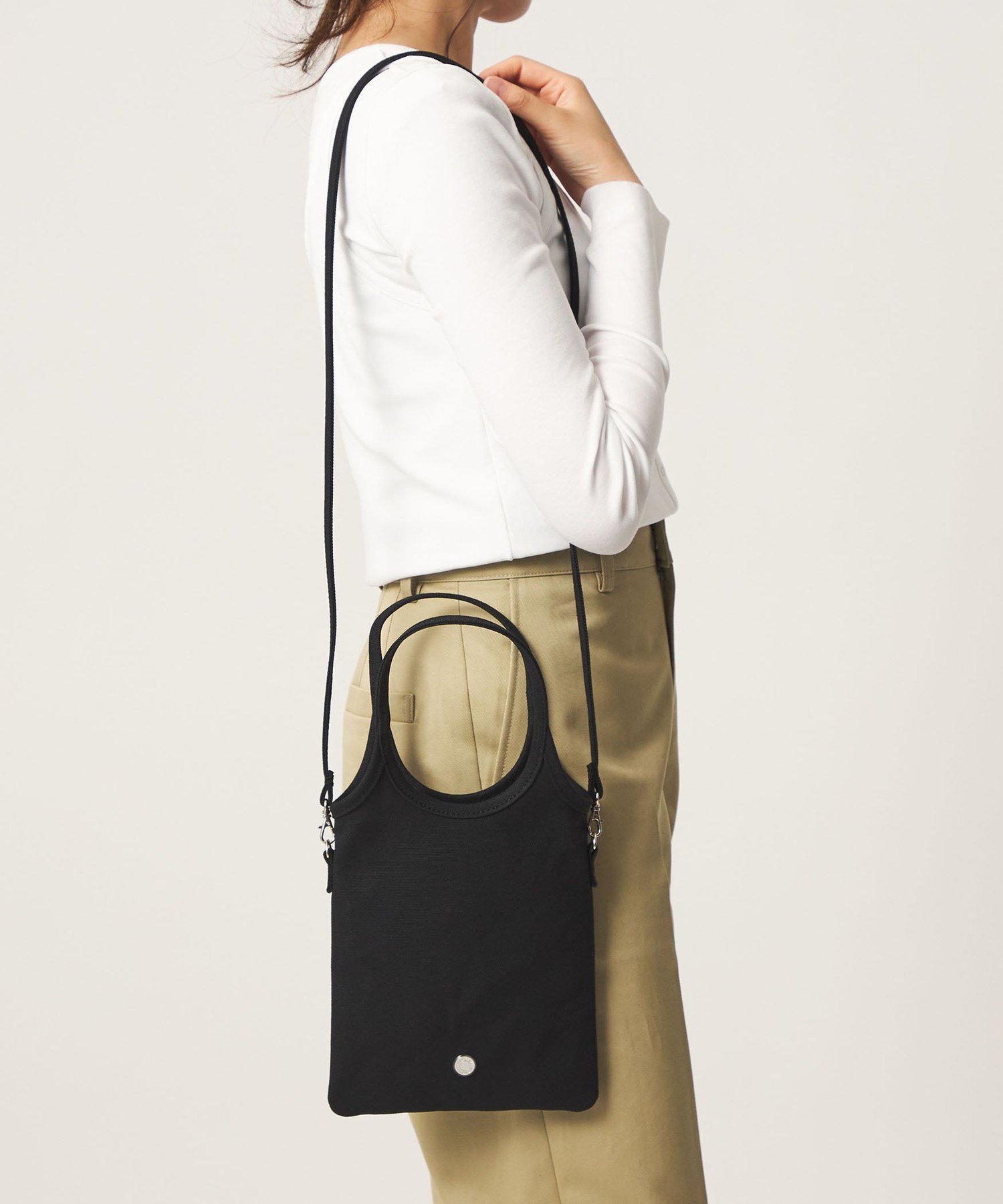 【SALE／40%OFF】ODETTE E ODILE 【WEB限定】＜ORCIVAL＞ タテナガ2WAY SLD オデット エ オディール バッグ ショルダーバッグ ブラック レッド【送料無料】