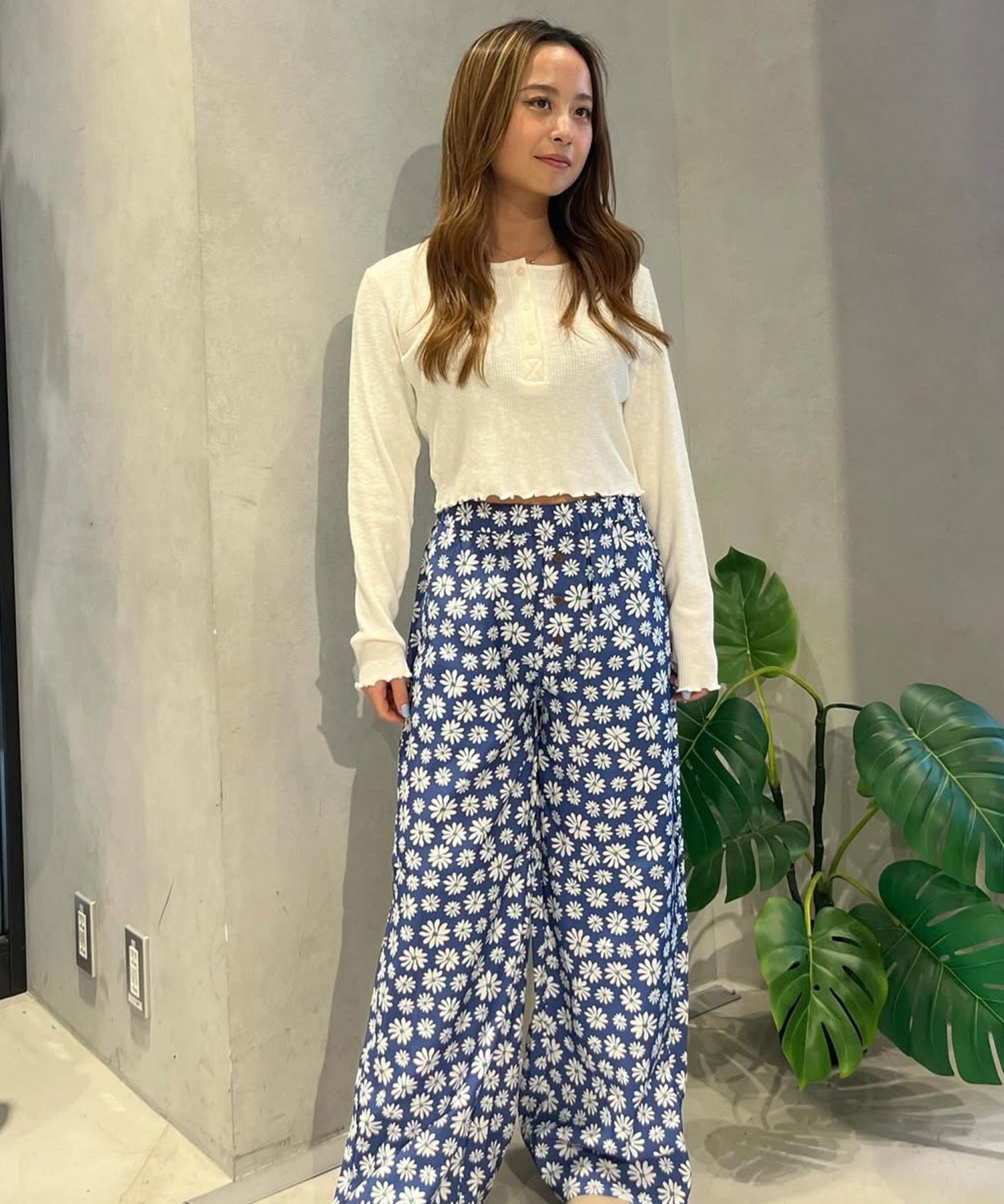 ROXY FLOWER SOUL ロングパンツ 【2026年春夏モデル】 ロキシー パンツ その他のパンツ ピンク グリーン ネイビー