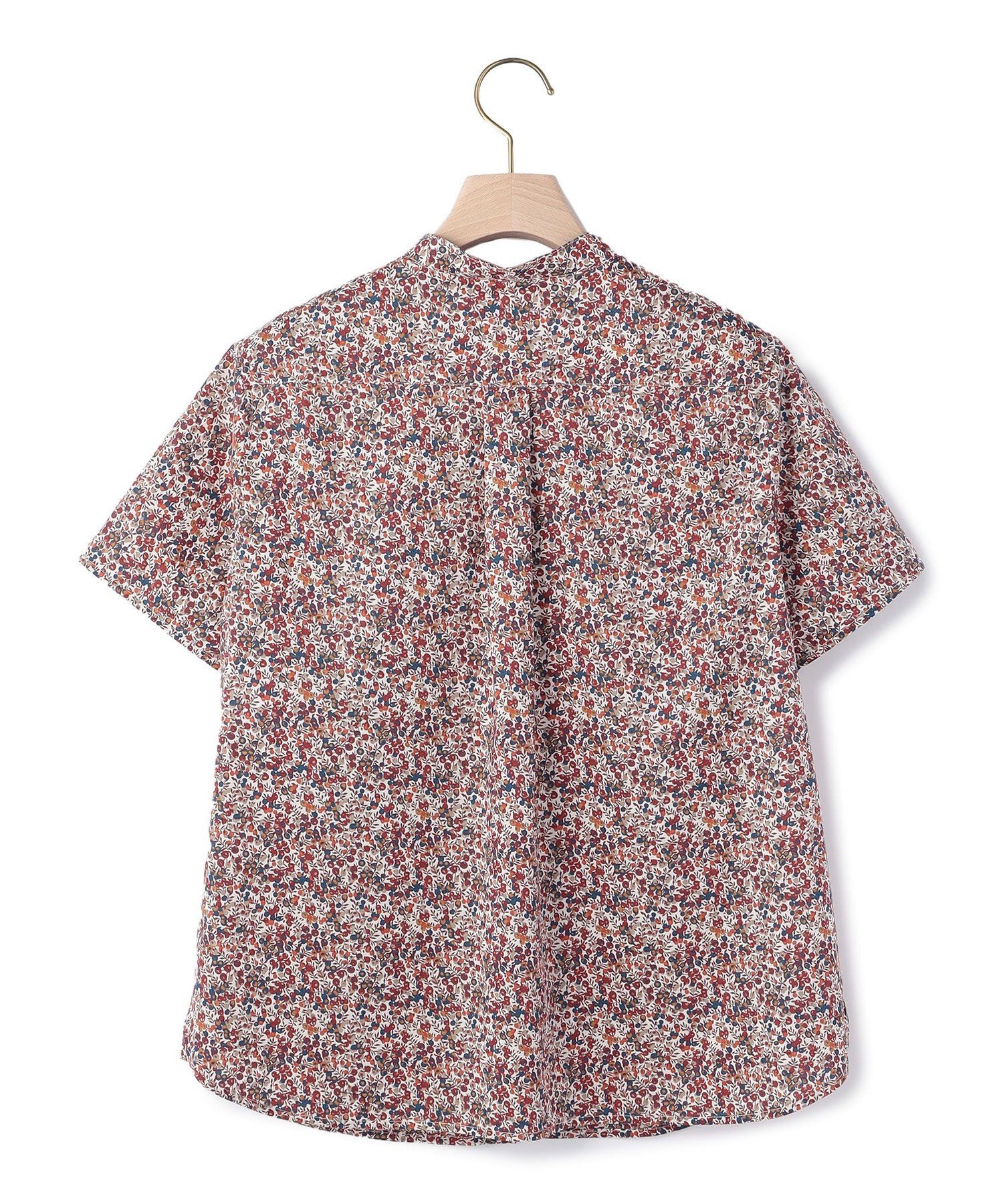 SCAPA Liberty Printタイニーフラワーブラウス スキャパ トップス シャツ・ブラウス レッド ブルー