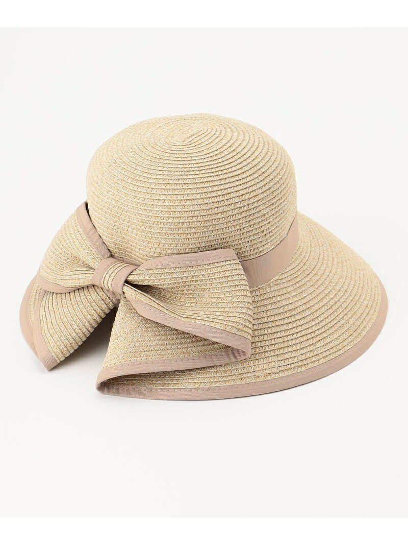 TOCCA BACK RIBBON HAT 帽子 トッカ 帽子 ハット ベージュ ブラック【送料無料】のサムネイル