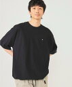 BEAMS Champion * BEAMS / 別注 ニューフェイクイン Tシャツ 24SS ビームス メン トップス カットソー・Tシャツ ブラック ホワイト グレー ネイビー【送料無料】