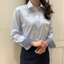 ブリックハウスシャツ工房 Yシャツ BRICK HOUSE by Tokyo Shirts 形態安定 レギュラーカラー 長袖レディースシャツ トーキョーシャツ スーツ・フォーマル Yシャツ・カッターシャツ ブルー