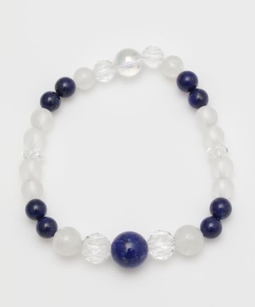 岩座 【岩座】清籟(せいらい)ラピスラズリ ブレスレット アミナコレクション アクセサリー・腕時計 ブレスレット・バングル ブルー【送料無料】