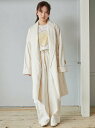 【SALE/30%OFF】gelato pique モーニングストライプガウン ジェラートピケ インナー・ルームウェア その他のインナー・ルームウェア イエロー...