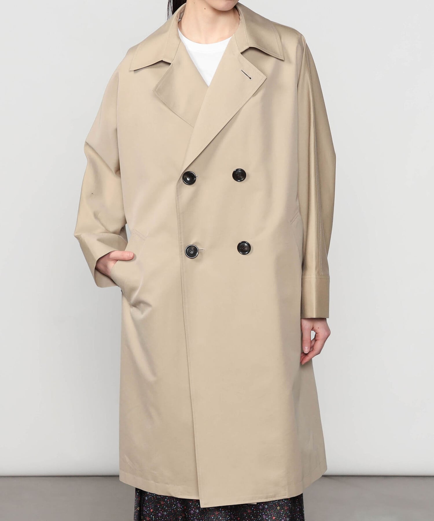 Bshop TICCA ｜ テントトレンチコート WOMEN ビショップ ジャケット・アウター ステンカラーコート ベージュ