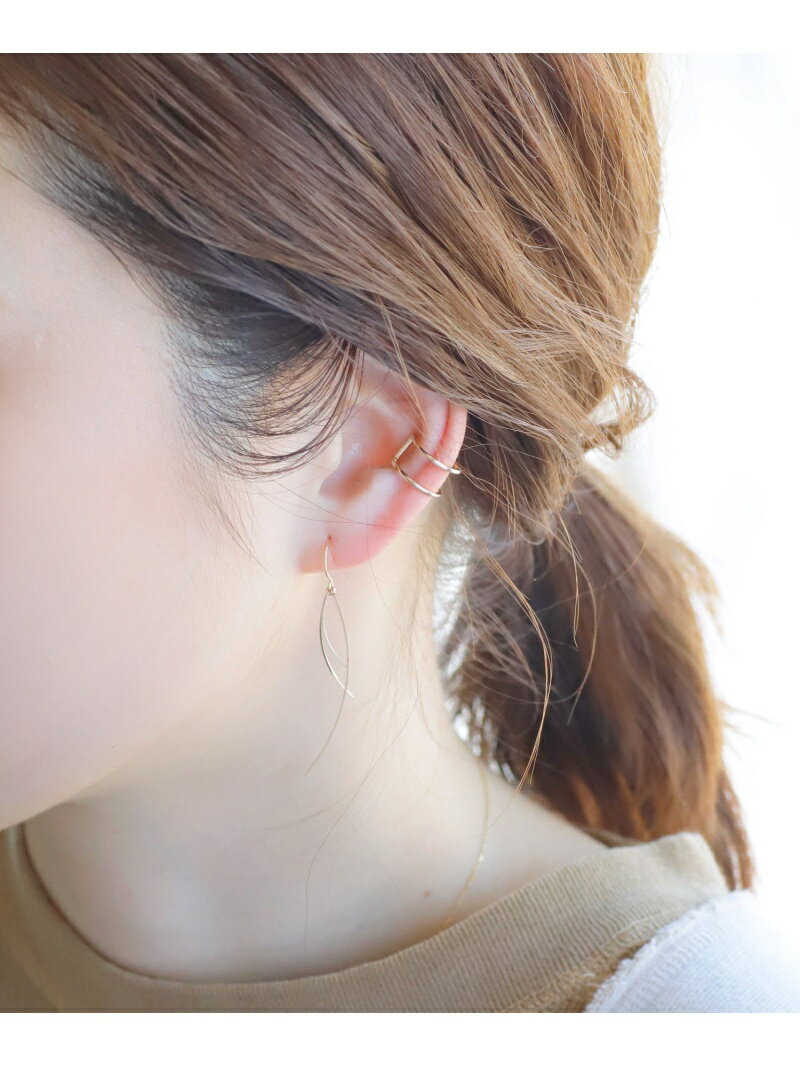 SIENA ROSE イヤーカフ[2連風] シエナ ロゼ アクセサリー・腕時計 イヤリング・イヤーカフ ゴールド【送料無料】のサムネイル