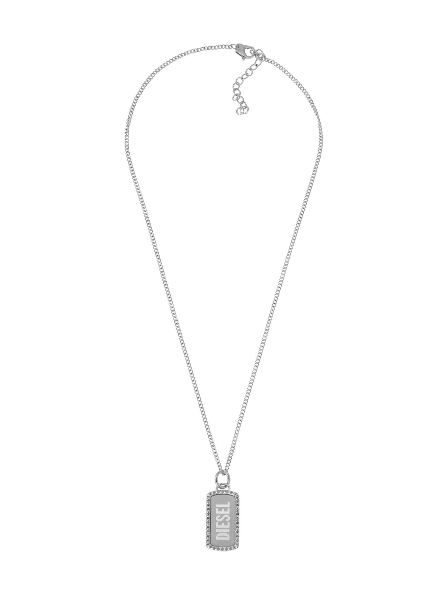 DIESEL ディーゼル アクセサリー メンズ ネックレス DX1455040 ウォッチステーションインターナショナル アクセサリー・腕時計 ネックレス シルバー【送料無料】のサムネイル