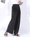 【SALE/45%OFF】SHOO・LA・RUE 【洗える】レイヤードにも さらっと穿ける 大人プリーツ イージーパンツ シューラルー パンツ その他のパンツ ...