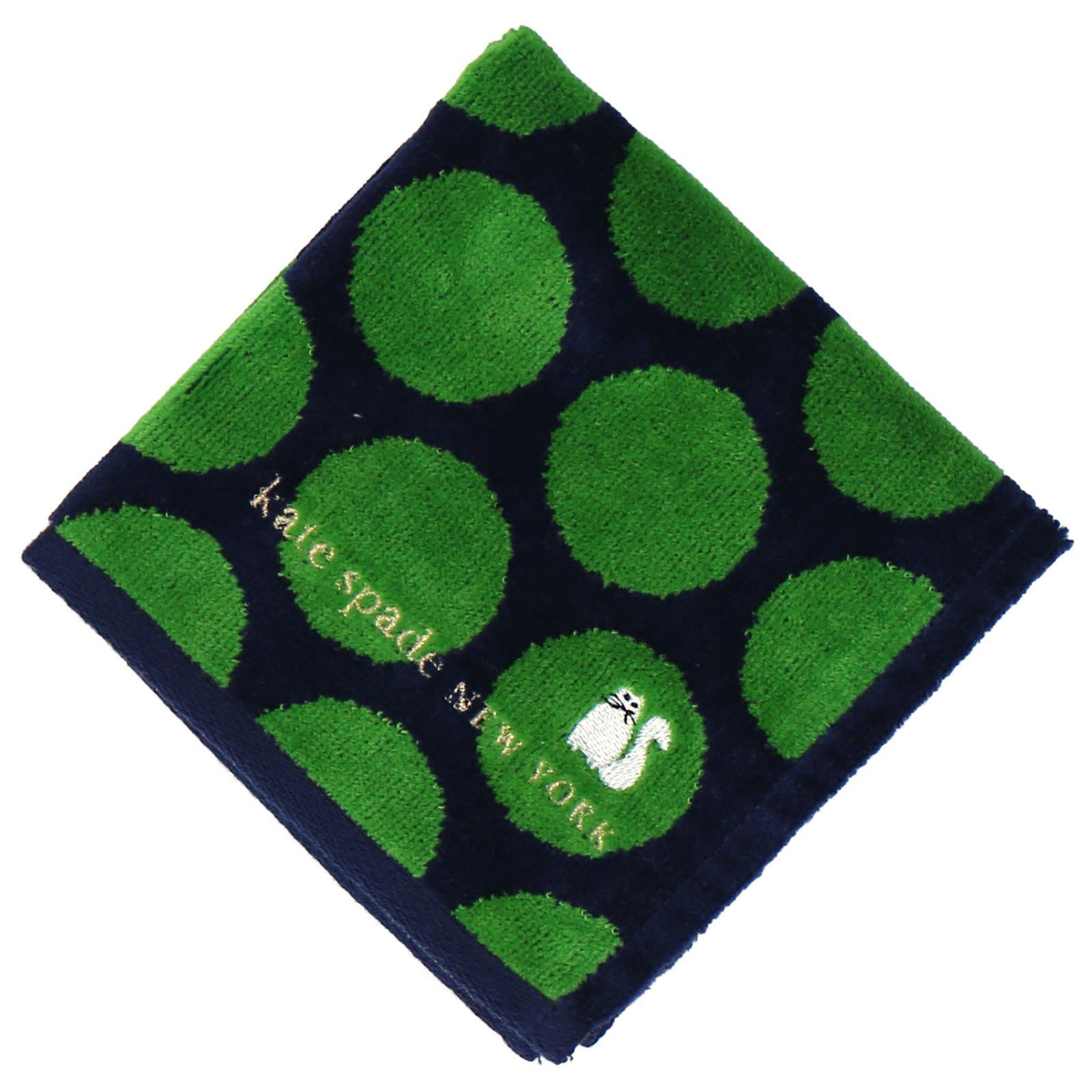 kate spade new york kate spade new york タオルハンカチ インターモードカワベ ファッション雑貨 ハンカチ・ハンドタオル ベージュ ブラック グリーンのサムネイル