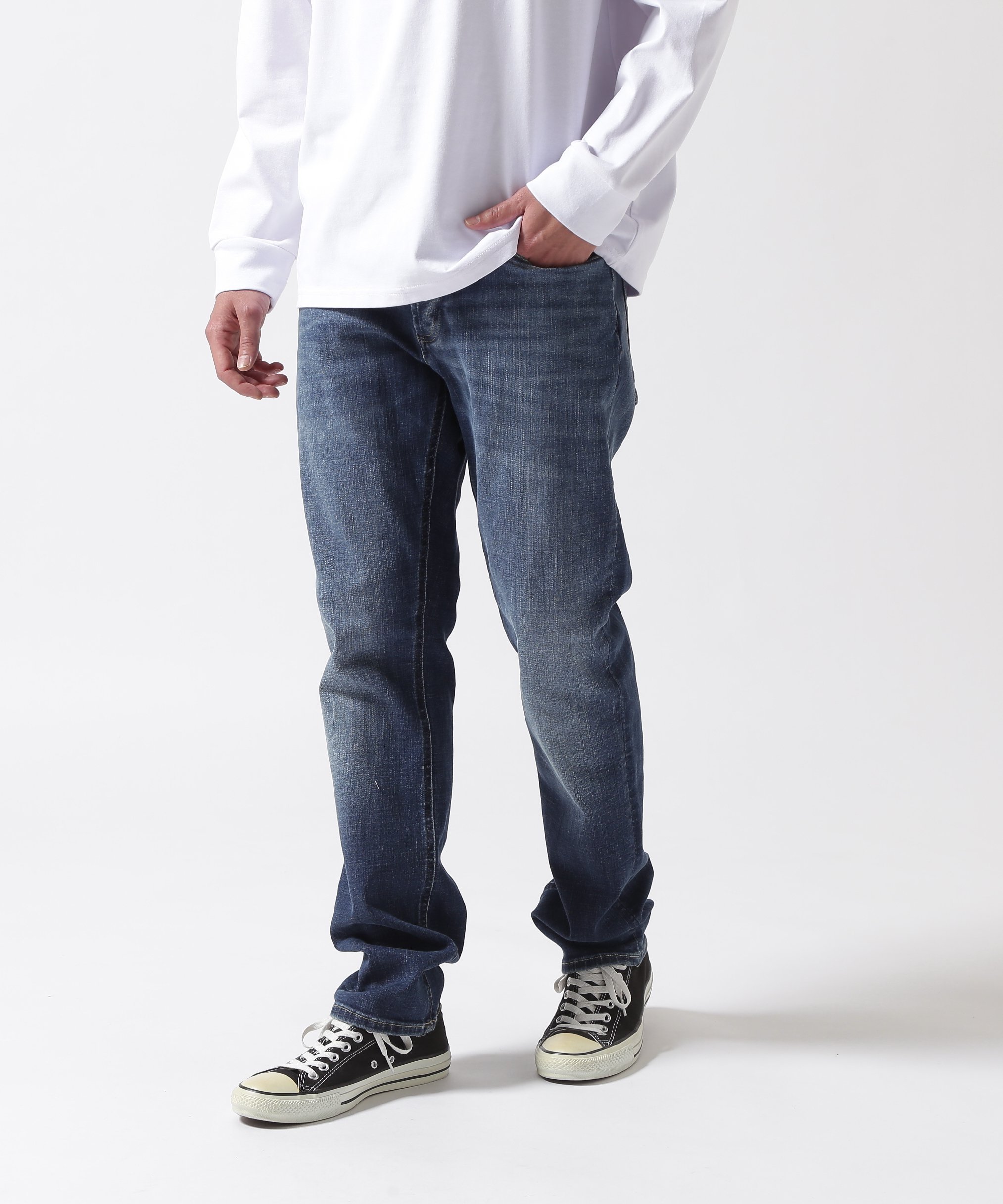 ROYAL FLASH DENHAM/デンハム/RAZOR HFMMB ロイヤルフラッシュ パンツ ジーンズ・デニムパンツ ブルー【送料無料】