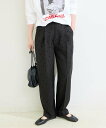 B.C STOCK 《予約》手洗い可 / ドットフロッキースティックパンツ ベーセーストック パンツ スラックス・ドレスパンツ ブラック グレー【送料無料】