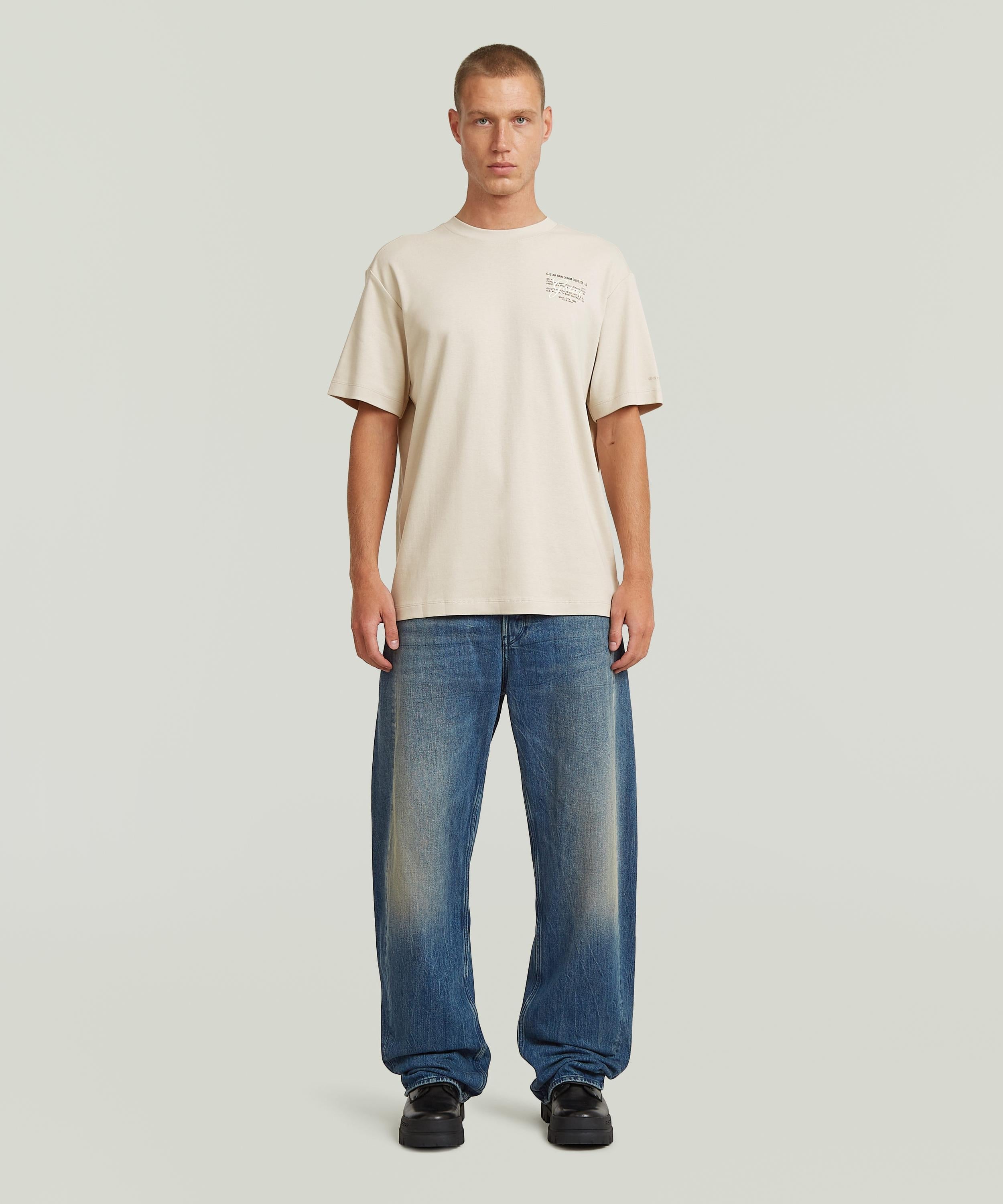 【公式ショップ】BEND 3D LOOSE JEANS/ヴィンテージライク立体裁断ワイドテーパードカーブジーンズ ジースターロゥ パンツ ジーンズ・デニムパンツ ブルー