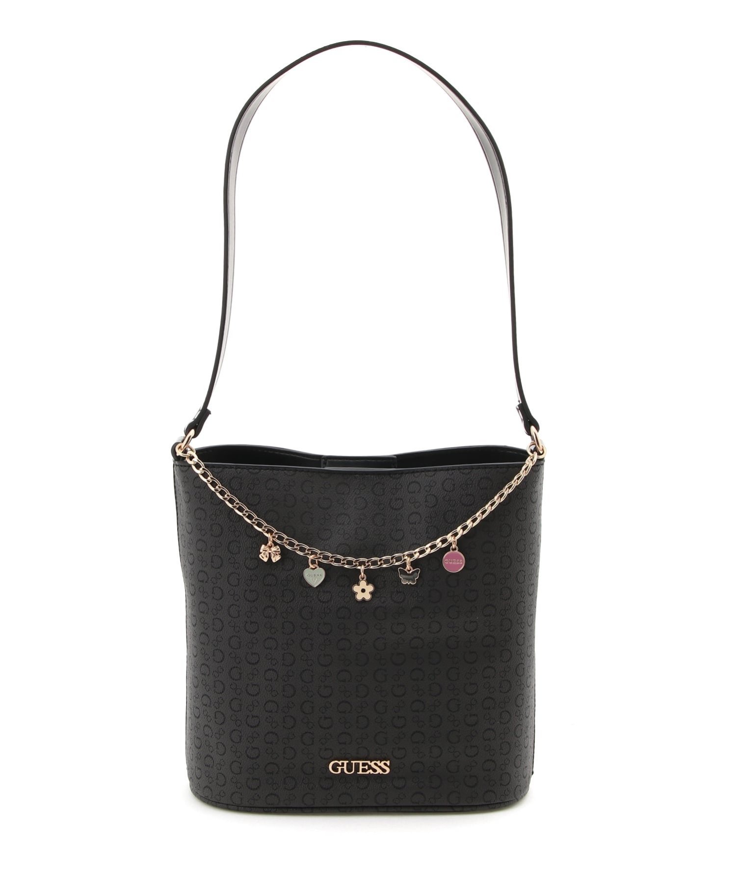【SALE／30%OFF】GUESS GUESS/(W)TASHA Bucket ショルダーバッグ ゲス バッグ ショルダーバッグ グレー ホワイト【送料無料】