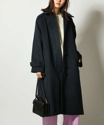 【SALE/20%OFF】a.v.v 【2WAY】ステンカラーロングコート アー・ヴェ・ヴェ ジャケット・アウター ステンカラーコート ネイビー ベージュ【送料無料】