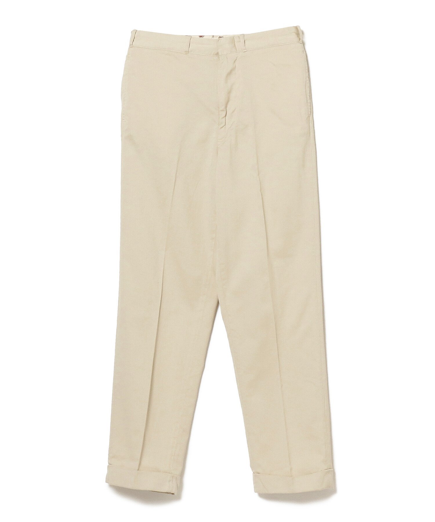 ビームス BEAMS MEN WAREHOUSE & CO. / Lot 1222 FLIP TOP STYLE PIQUE PANTS ビームス メン パンツ その他のパンツ ホワイト【送料無料】