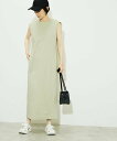 【SALE／50 OFF】CONVERSE TOKYO WOMEN I LINE SLEEVELESS DRESS コンバーストウキョウ ワンピース ドレス ワンピース グリーン ブルー ブラック【送料無料】