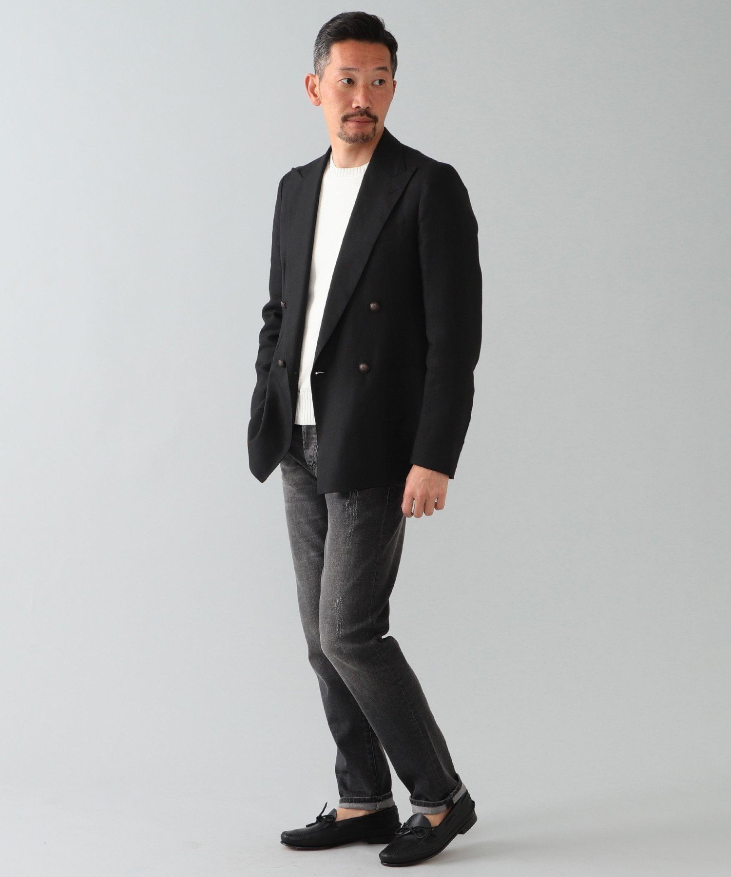 【SALE／40%OFF】Brilla per il gusto YCHAI / PANATELA ブラック ダメージ デニム ジーンズ ビームス アウトレット パンツ ジーンズ・デニムパンツ ブラック【送料無料】