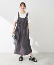 【SALE/24%OFF】Green Parks ・SUGAR SPOON シャーリングジャンスカ グリーンパークス ワンピース・ドレス ジャンパースカート ブ...